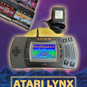 Fully Refurbished/recapped Atari Lynx II 2 MCWill Upgrade Mod, New Voltage Regul