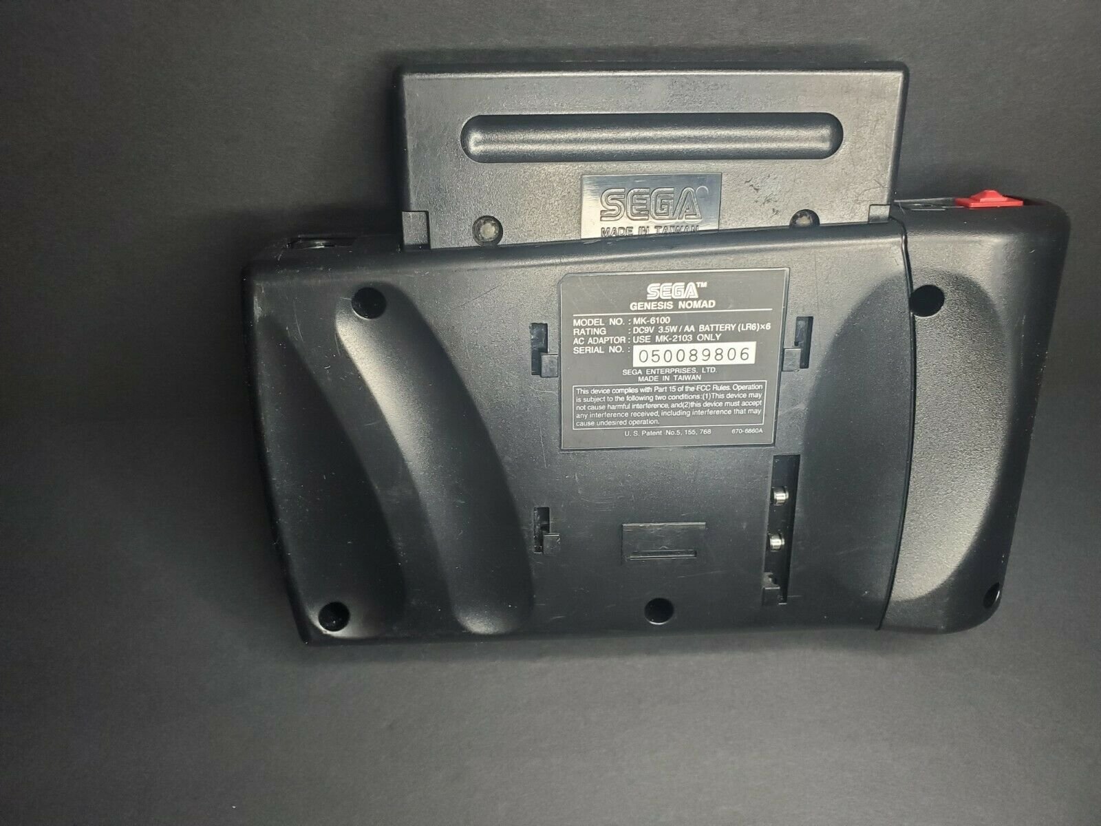 Sega Genesis Nomad , modded with sms and sega cd mod ,TFT LCD AC Adapter - Image 3