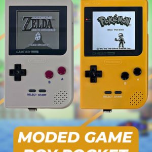 Modded GameBoy Pocket with New Lcd Screen