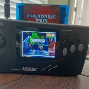 Sega Nomad console with Ultimate Mods RGB WITH IP + RGB CONVERTOR  +CASE AND BATTERY