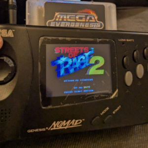 Sega Nomad console with Ultimate Mods RGBDRV